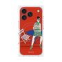 プレミアムスクエアケース with MagSafe［ ELLE - パリジェンヌ - レッド ］