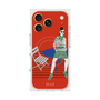 プレミアムスクエアケース with MagSafe［ ELLE - パリジェンヌ - レッド ］