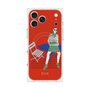 プレミアムスクエアケース with MagSafe［ ELLE - パリジェンヌ - レッド ］