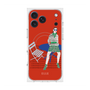 プレミアムスクエアケース with MagSafe［ ELLE - パリジェンヌ - レッド ］