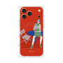 プレミアムスクエアケース with MagSafe［ ELLE - パリジェンヌ - レッド ］
