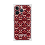 プレミアムスクエアケース with MagSafe［ ANNA SUI - バタフライハーツ - レッド ］
