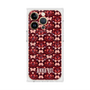 プレミアムスクエアケース with MagSafe［ ANNA SUI - バタフライハーツ - レッド ］