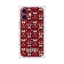 プレミアムスクエアケース with MagSafe［ ANNA SUI - バタフライハーツ - レッド ］