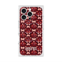 プレミアムスクエアケース with MagSafe［ ANNA SUI - バタフライハーツ - レッド ］