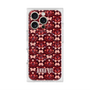 プレミアムスクエアケース with MagSafe［ ANNA SUI - バタフライハーツ - レッド ］