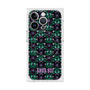 プレミアムスクエアケース with MagSafe［ ANNA SUI - バタフライハーツ - グリーン ］