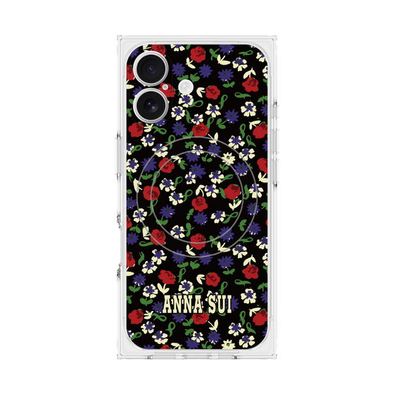 プレミアムスクエアケース with MagSafe［ ANNA SUI - カーネーション ］