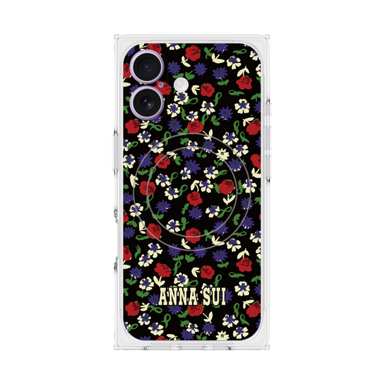 プレミアムスクエアケース with MagSafe［ ANNA SUI - カーネーション ］