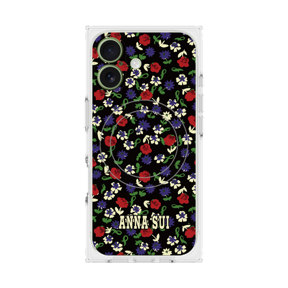 プレミアムスクエアケース with MagSafe［ ANNA SUI - カーネーション ］