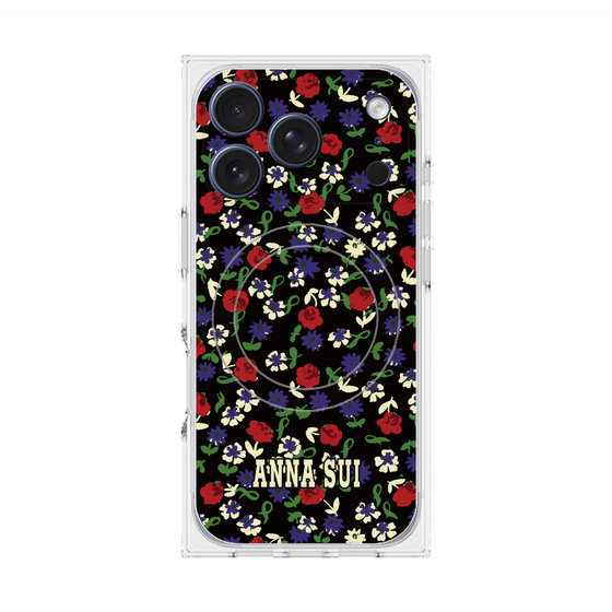 プレミアムスクエアケース with MagSafe［ ANNA SUI - カーネーション ］