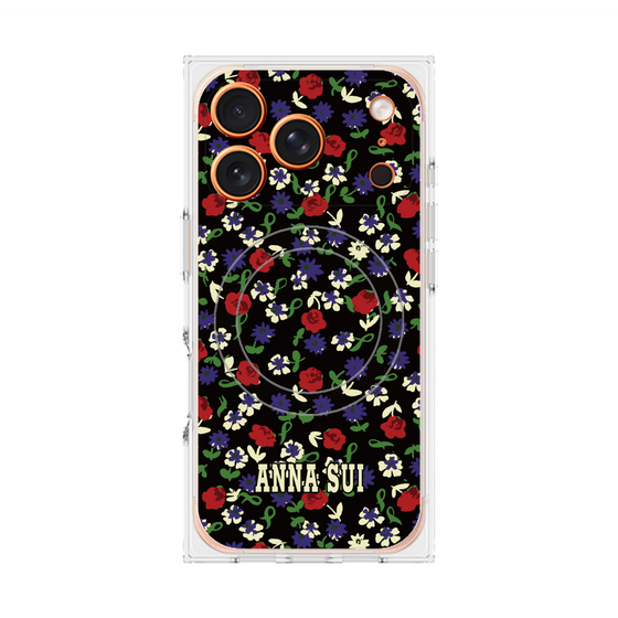 プレミアムスクエアケース with MagSafe［ ANNA SUI - カーネーション ］
