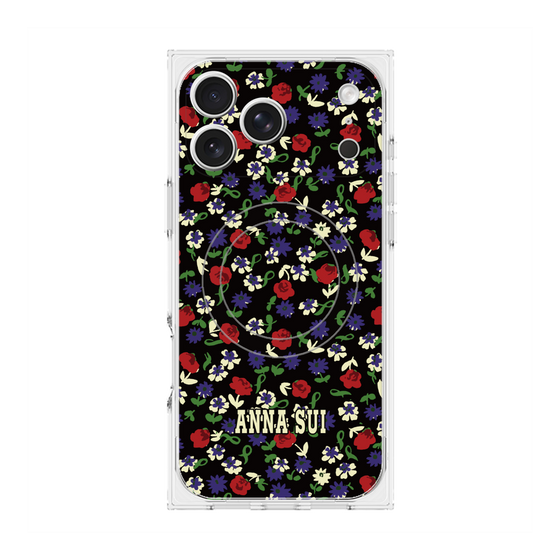 プレミアムスクエアケース with MagSafe［ ANNA SUI - カーネーション ］