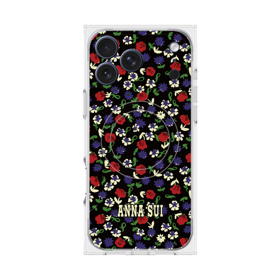 プレミアムスクエアケース with MagSafe［ ANNA SUI - カーネーション ］