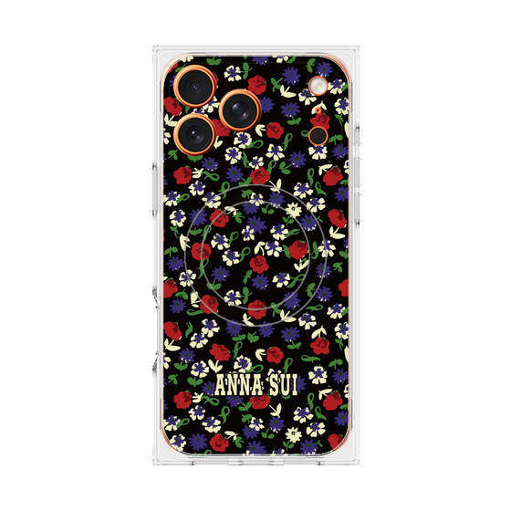 プレミアムスクエアケース with MagSafe［ ANNA SUI - カーネーション ］