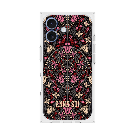 プレミアムスクエアケース with MagSafe［ ANNA SUI - チューリップヌーヴォー ］