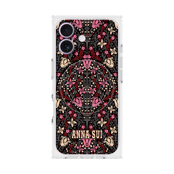 プレミアムスクエアケース with MagSafe［ ANNA SUI - チューリップヌーヴォー ］