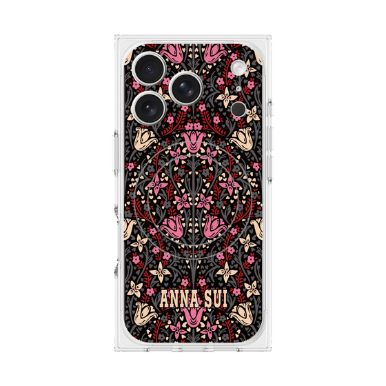 プレミアムスクエアケース with MagSafe［ ANNA SUI - チューリップヌーヴォー ］