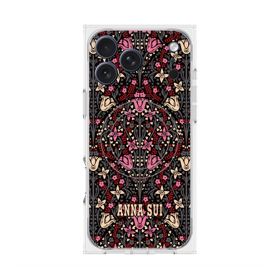 プレミアムスクエアケース with MagSafe［ ANNA SUI - チューリップヌーヴォー ］