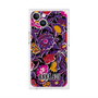 プレミアムスクエアケース with MagSafe［ ANNA SUI - ガーデンフワラー - マゼンタ ］