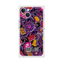 プレミアムスクエアケース with MagSafe［ ANNA SUI - ガーデンフワラー - マゼンタ ］