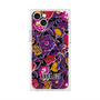 プレミアムスクエアケース with MagSafe［ ANNA SUI - ガーデンフワラー - マゼンタ ］