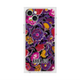 プレミアムスクエアケース with MagSafe［ ANNA SUI - ガーデンフワラー - マゼンタ ］