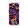 プレミアムスクエアケース with MagSafe［ ANNA SUI - ガーデンフワラー - マゼンタ ］