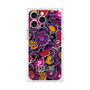 プレミアムスクエアケース with MagSafe［ ANNA SUI - ガーデンフワラー - マゼンタ ］
