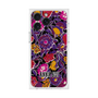 プレミアムスクエアケース with MagSafe［ ANNA SUI - ガーデンフワラー - マゼンタ ］