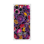 プレミアムスクエアケース with MagSafe［ ANNA SUI - ガーデンフワラー - マゼンタ ］