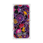 プレミアムスクエアケース with MagSafe［ ANNA SUI - ガーデンフワラー - マゼンタ ］