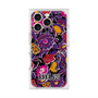 プレミアムスクエアケース with MagSafe［ ANNA SUI - ガーデンフワラー - マゼンタ ］