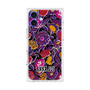プレミアムスクエアケース with MagSafe［ ANNA SUI - ガーデンフワラー - マゼンタ ］