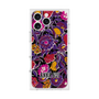 プレミアムスクエアケース with MagSafe［ ANNA SUI - ガーデンフワラー - マゼンタ ］