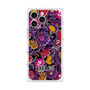 プレミアムスクエアケース with MagSafe［ ANNA SUI - ガーデンフワラー - マゼンタ ］