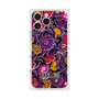 プレミアムスクエアケース with MagSafe［ ANNA SUI - ガーデンフワラー - マゼンタ ］