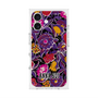 プレミアムスクエアケース with MagSafe［ ANNA SUI - ガーデンフワラー - マゼンタ ］