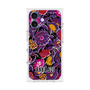 プレミアムスクエアケース with MagSafe［ ANNA SUI - ガーデンフワラー - マゼンタ ］