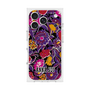プレミアムスクエアケース with MagSafe［ ANNA SUI - ガーデンフワラー - マゼンタ ］