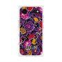 プレミアムスクエアケース with MagSafe［ ANNA SUI - ガーデンフワラー - マゼンタ ］