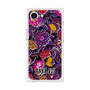 プレミアムスクエアケース with MagSafe［ ANNA SUI - ガーデンフワラー - マゼンタ ］