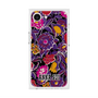 プレミアムスクエアケース with MagSafe［ ANNA SUI - ガーデンフワラー - マゼンタ ］