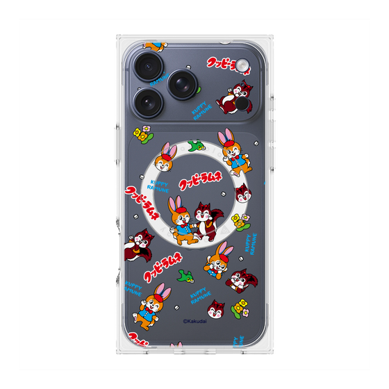 プレミアムスクエアケース with MagSafe［ クッピーラムネ - クッピーとラム ］