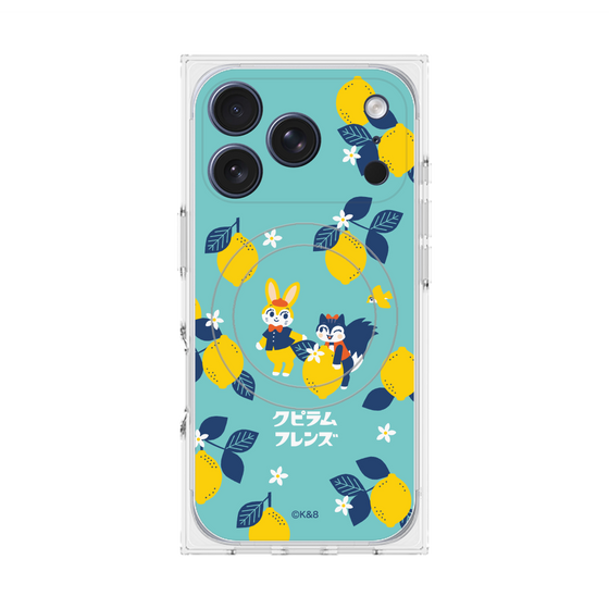 プレミアムスクエアケース with MagSafe［ クピラムフレンズ - レモン ］