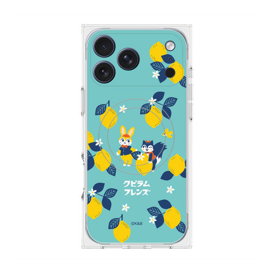 プレミアムスクエアケース with MagSafe［ クピラムフレンズ - レモン ］