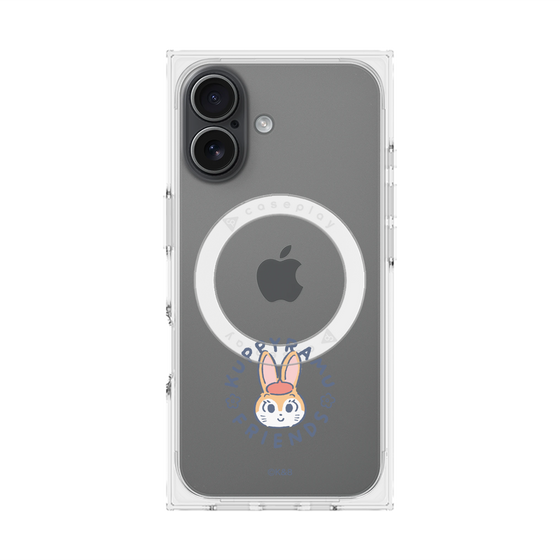 プレミアムスクエアケース with MagSafe［ クピラムフレンズ - ロゴ - クッピー ］