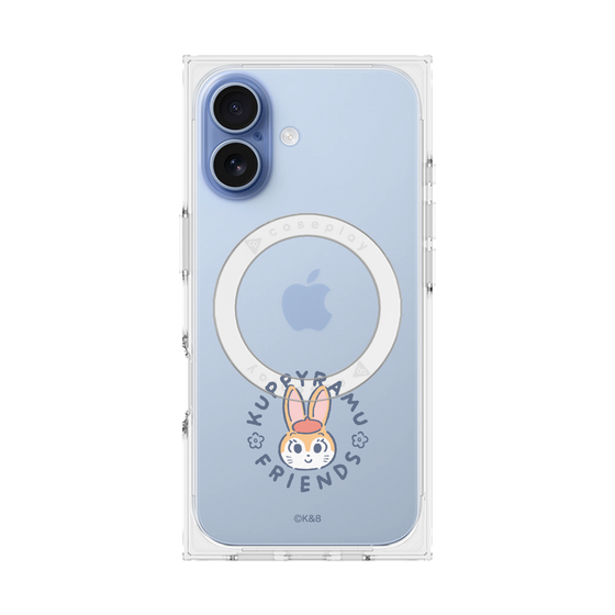プレミアムスクエアケース with MagSafe［ クピラムフレンズ - ロゴ - クッピー ］