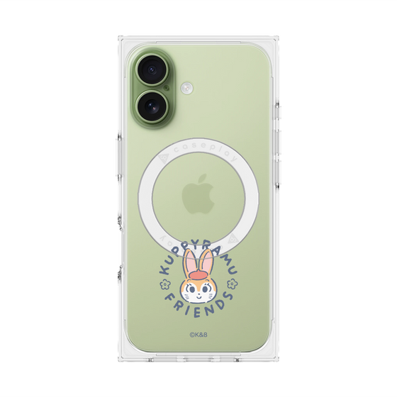 プレミアムスクエアケース with MagSafe［ クピラムフレンズ - ロゴ - クッピー ］
