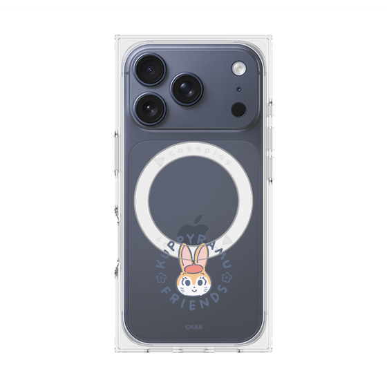 プレミアムスクエアケース with MagSafe［ クピラムフレンズ - ロゴ - クッピー ］